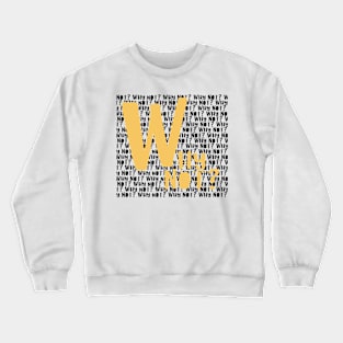 Q (B/W) Crewneck Sweatshirt